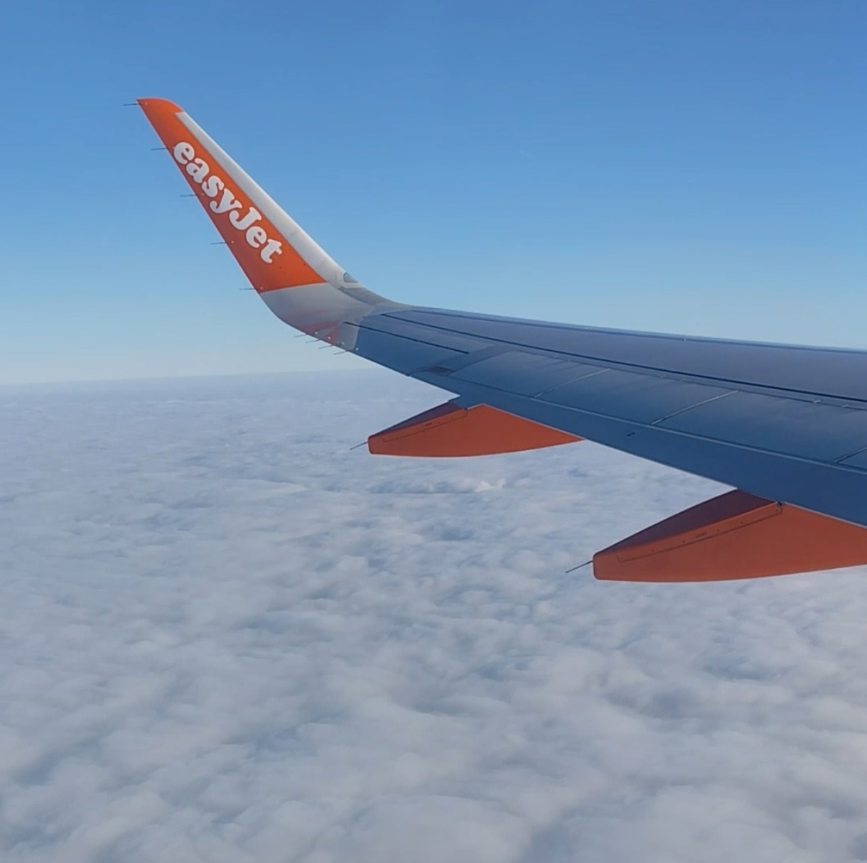 Photo de l'avion sur le chemin du retour.